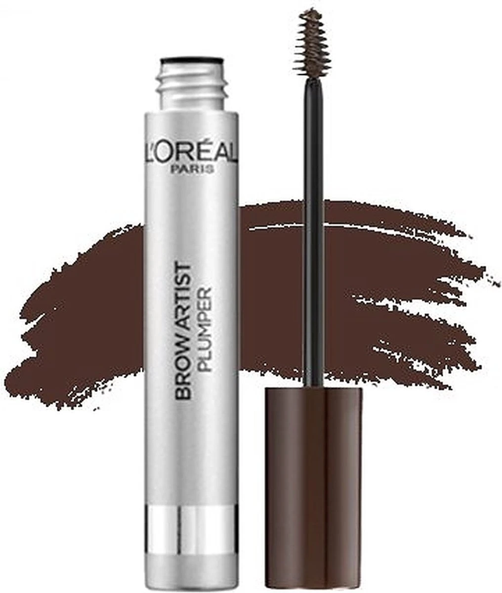 L'Oréal Brow Artist Plumper Wenkbrauw Mascara - Medium/Dark 1 L'Oréal Brow Artist Plumper Wenkbrauw Mascara - Medium/Dark