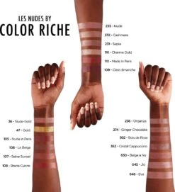 L’Oréal Paris Make-Up Designer Color Riche Satin Lipstick - 231 Sepia Silk - Nude - Verzorgende Lippenstift Met Arganolie Voor Een Comfortabel Gevoel - 4,54 Gr -Cosmetica Promotiewinkel 1095x1200