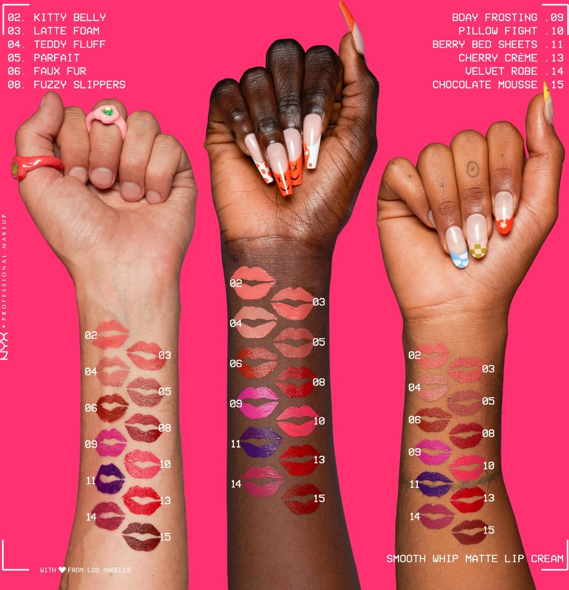 NYX Professional Makeup - Smooth Whip Matte Lip Cream Teddy Fluff - Vloeibare Lippenstift - 4ML 5 NYX Professional Makeup - Smooth Whip Matte Lip Cream Teddy Fluff - Vloeibare Lippenstift - 4ML - Afbeelding 5