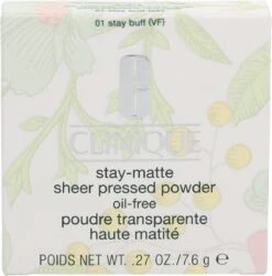 Clinique - STAY MATTE SHEER Powder 01-stay Buff 7.6 Gr 14 Clinique - STAY MATTE SHEER Powder 01-stay Buff 7.6 Gr -Cosmetica Promotiewinkel 1185x1200 18
