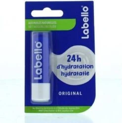 Labello - Lippenbalsem Classic - Lipverzorging - Lipbalm - Droge Lippen - 24 Uurs Werking - Dames - Meisjes - Kunststof - Blauw -Cosmetica Promotiewinkel 1190x1200