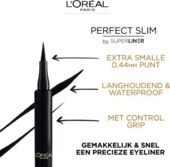 L’Oréal Paris Superliner Perfect Slim - Intense Black - Zwarte Pen Eyeliner - 4.7 Ml -Cosmetica Promotiewinkel 1200x1181 9