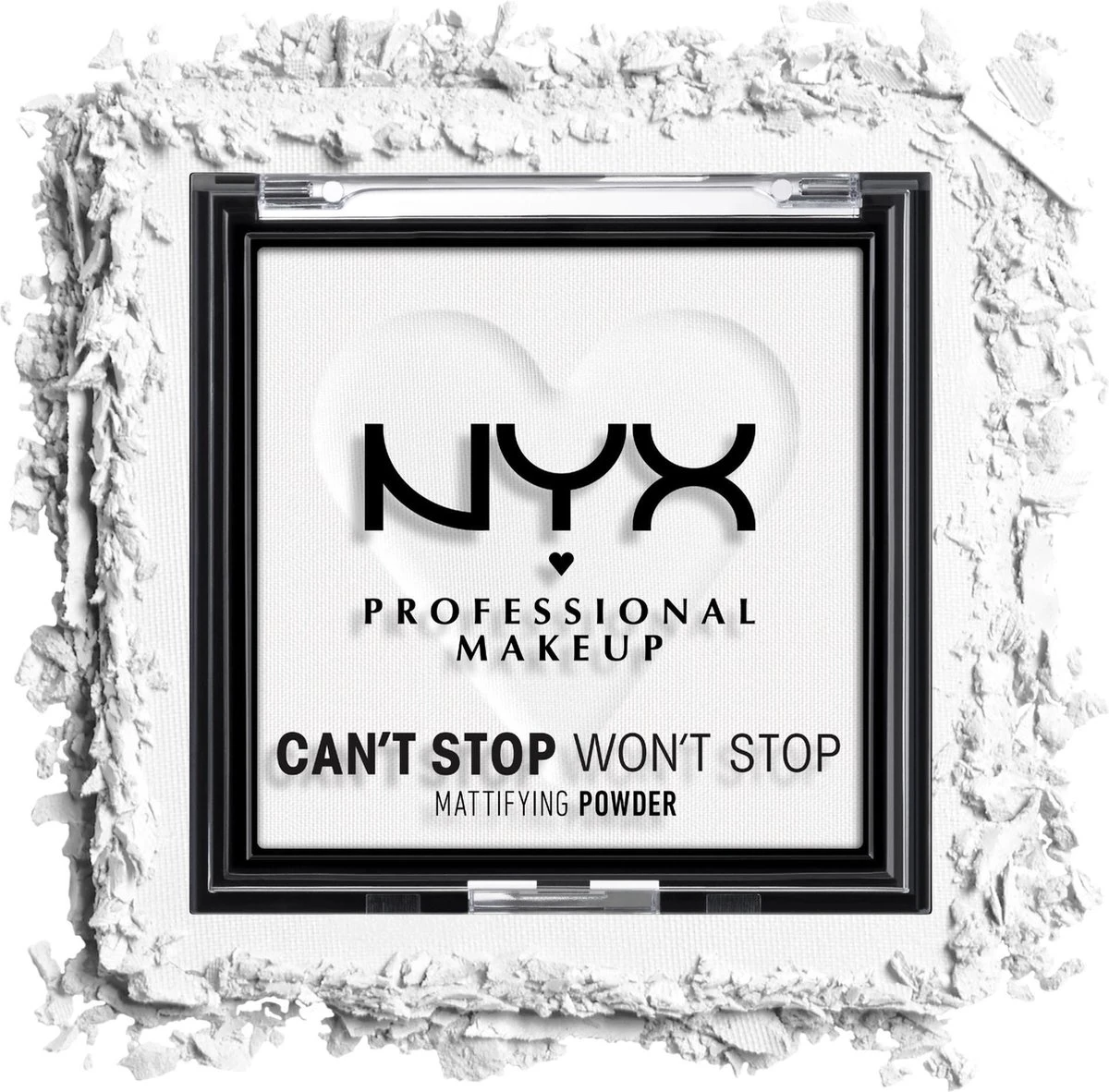 NYX Professional Makeup Can't Stop Won't Stop Mattifying Gezichtspoeder - Brightening Translucent 3 NYX Professional Makeup Can't Stop Won't Stop Mattifying Gezichtspoeder - Brightening Translucent - Afbeelding 3