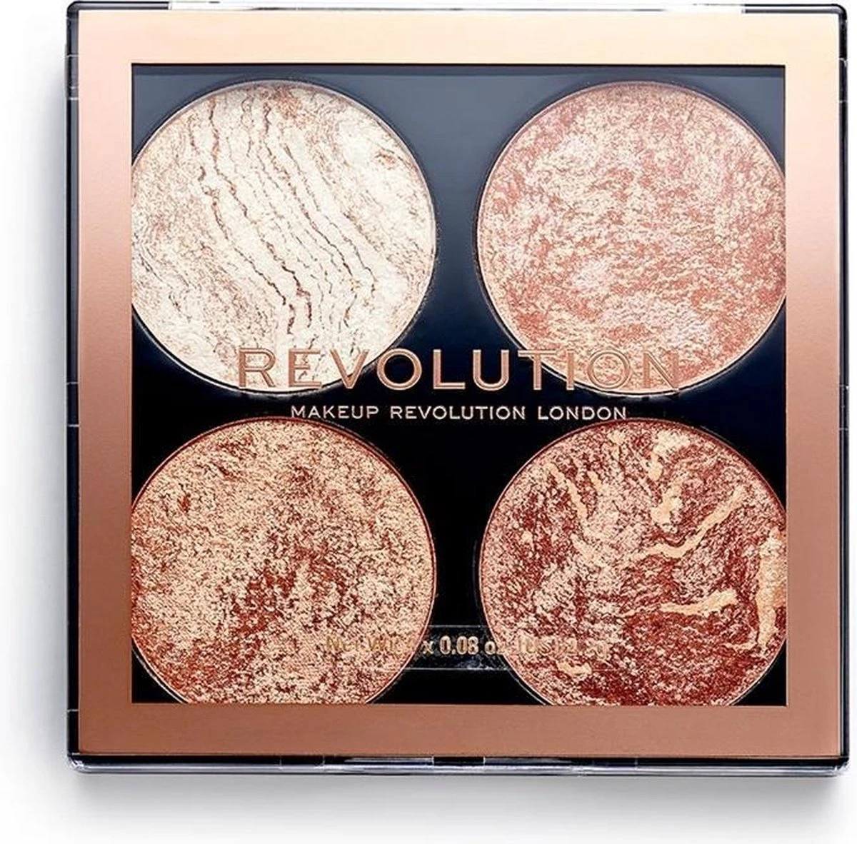 Makeup Revolution - Cheek Kit Palette - Paletka Rozjasňovačů A Bronzerů 8 G Don´t Hold Back (L) 1 Makeup Revolution - Cheek Kit Palette - Paletka Rozjasňovačů A Bronzerů 8 G Don´t Hold Back (L)