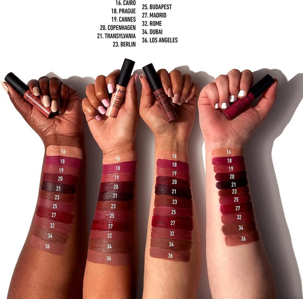 NYX Professional Makeup Soft Matte Lip Cream - CANNES - Lippenstift - 8 Ml 5 NYX Professional Makeup Soft Matte Lip Cream - CANNES - Lippenstift - 8 Ml - Afbeelding 5