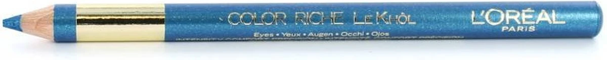 L'Oréal Color Riche Le Khol Oogpotlood - 109 Azure Blue 1 L'Oréal Color Riche Le Khol Oogpotlood - 109 Azure Blue