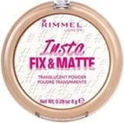 Rimmel London Insta Fix & Matte Make-uppoeder - 01 Clear -Cosmetica Promotiewinkel 1200x1191 30