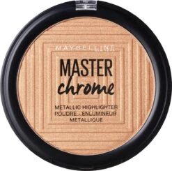 Maybelline Master Chrome Highlighter - 100 Molten Gold 22 Maybelline Master Chrome Highlighter - 100 Molten Gold -Cosmetica Promotiewinkel 1200x1191 34