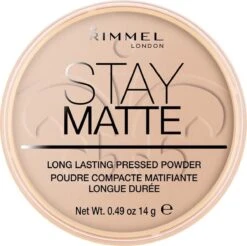 Rimmel London Stay Matte Pressed Powder - 005 Silky Beige -Cosmetica Promotiewinkel 1200x1197 66