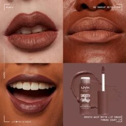 NYX Professional Makeup - Smooth Whip Matte Lip Cream Thread Count - Vloeibare Lippenstift - 4ML -Cosmetica Promotiewinkel 1200x1200 170