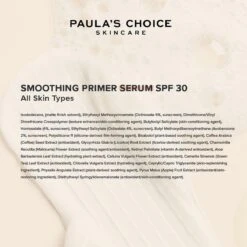 Paula's Choice Smoothing Primer Serum SPF 30 - Perfecte Make-up Basis - Alle Huidtypen - 30 Ml 5 Paula's Choice Smoothing Primer Serum SPF 30 - Perfecte Make-up Basis - Alle Huidtypen - 30 Ml -Cosmetica Promotiewinkel 1200x1200 3139