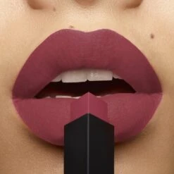 Yves Saint Laurent - Thin Frosting Lipstick With Leather Effect Rouge Pur Couture The Slim 2.2g 16 Rosewood Oddity -Cosmetica Promotiewinkel 1200x1200 364