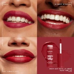 NYX Professional Makeup - Smooth Whip Matte Lip Cream Velvet Robe - Vloeibare Lippenstift - 4ML -Cosmetica Promotiewinkel 1200x1200 458