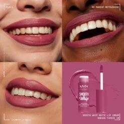 NYX Professional Makeup - Smooth Whip Matte Lip Cream Onesie Funsie - Vloeibare Lippenstift - 4ML -Cosmetica Promotiewinkel 1200x1200 465