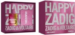 Nieuwe Producten 7 Zadig & Voltaire This Is Love! Giftset - 50 Ml Eau De Parfum + Toilettas - Geurengeschenkset