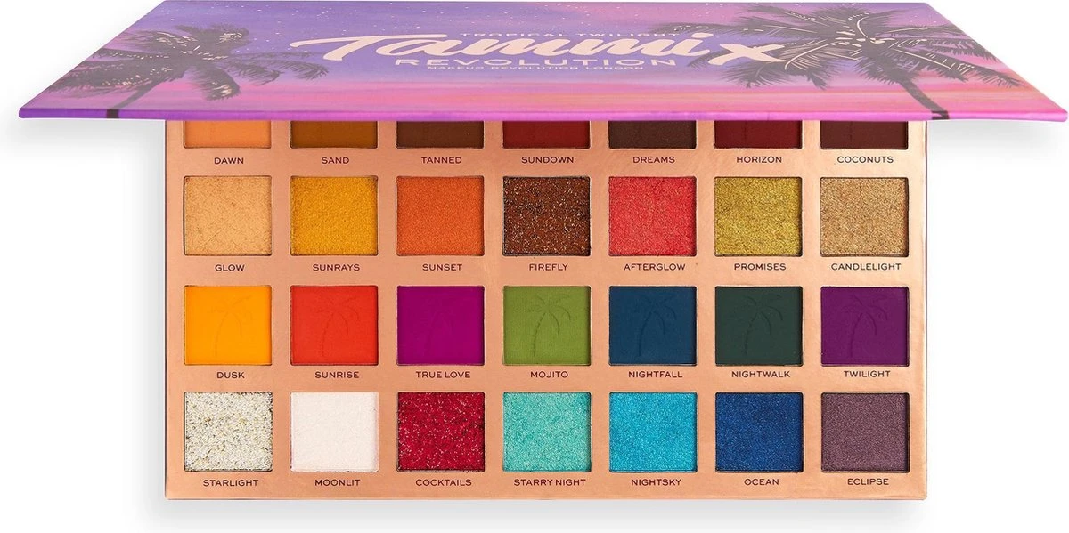 Makeup Revolution - Tammi - Tropical Twilight Palette 1 Makeup Revolution - Tammi - Tropical Twilight Palette