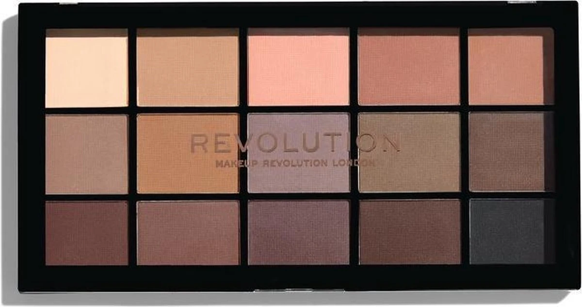 Makeup Revolution - Palette Eye Shadow Re-Loaded (Palette Basic Mattes) 15 X 1.1 G 1 Makeup Revolution - Palette Eye Shadow Re-Loaded (Palette Basic Mattes) 15 X 1.1 G