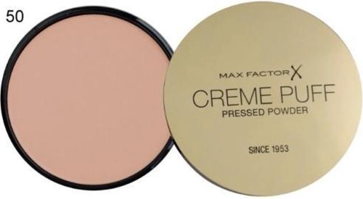 Max Factor Creme Puff Compact Gezichtspoeder - 50 Natural 7 Max Factor Creme Puff Compact Gezichtspoeder - 50 Natural - Afbeelding 7