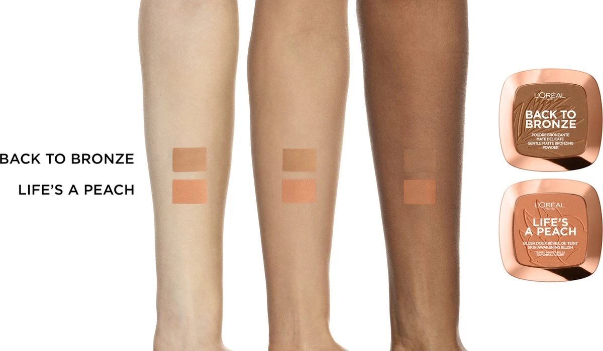 L’Oréal Paris Make-Up Designer Wake Up & Glow Blush - 01 Life's A Peach - Blush 4 L’Oréal Paris Make-Up Designer Wake Up & Glow Blush - 01 Life's A Peach - Blush - Afbeelding 4