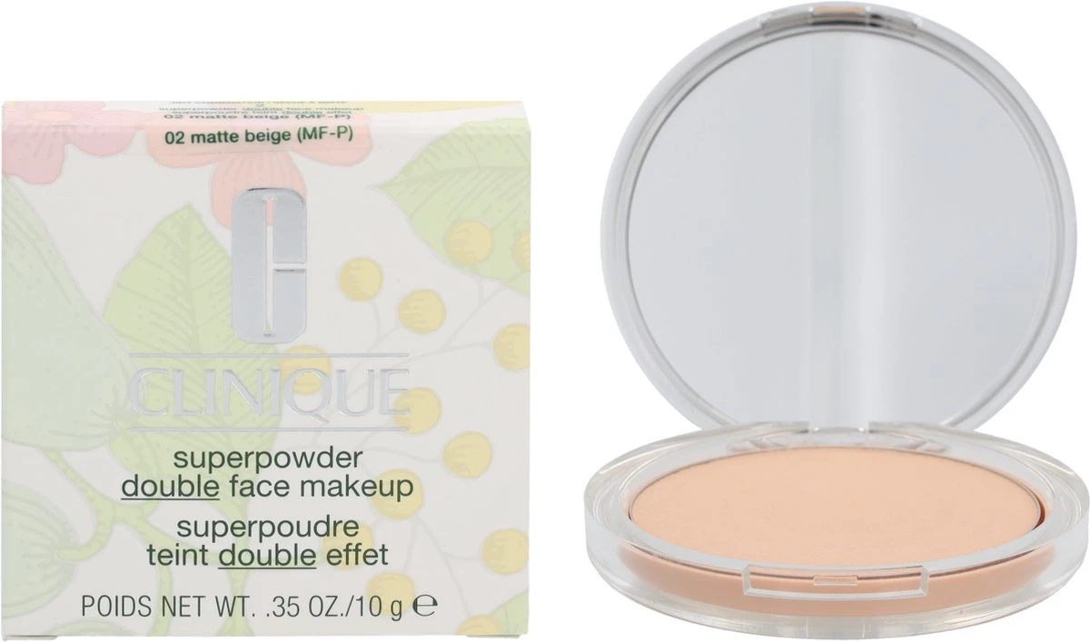 Clinique Superpowder Double Face Makeup - 02 Matte Beige - 10 G 1 Clinique Superpowder Double Face Makeup - 02 Matte Beige - 10 G