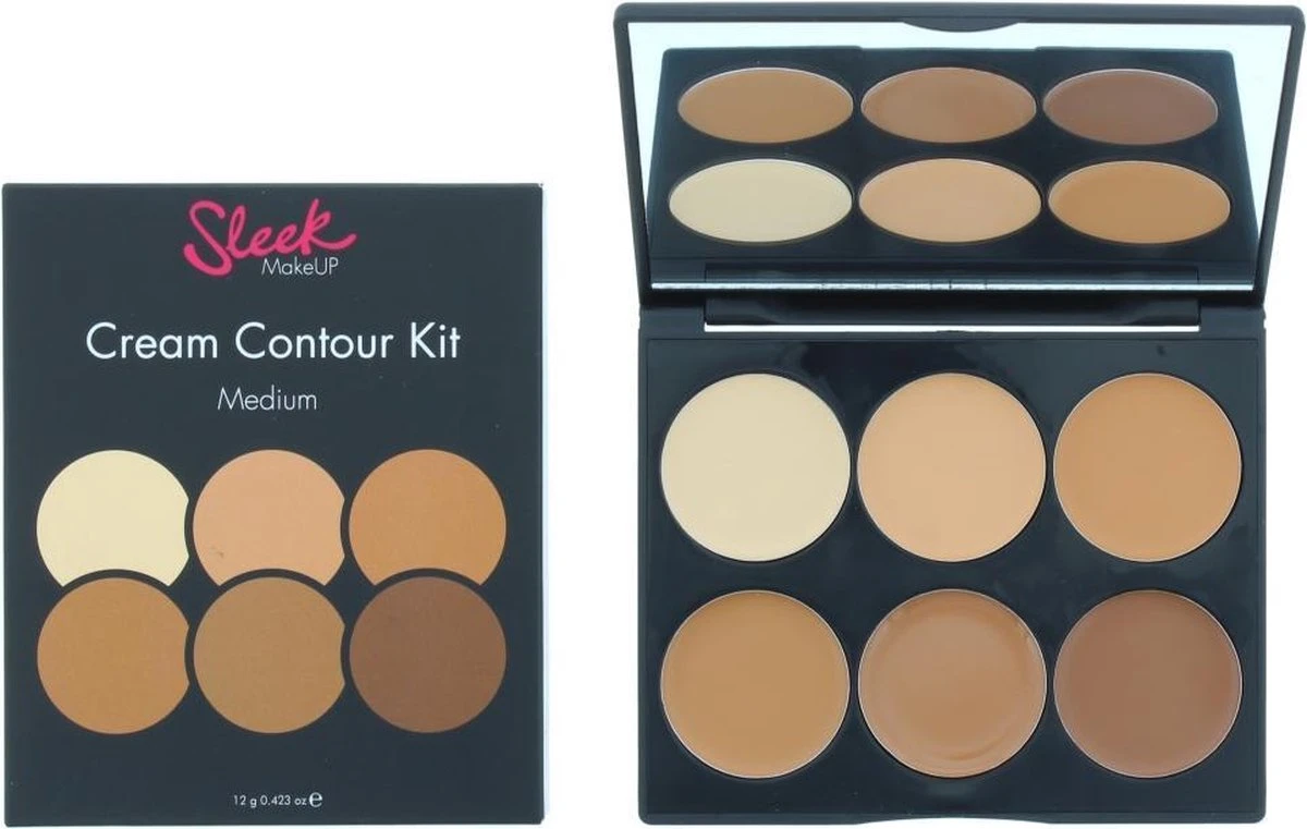 Sleek Cream Contour Kit - Medium 6 Sleek Cream Contour Kit - Medium - Afbeelding 6