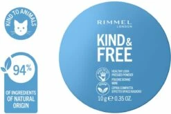 Rimmel London KIND & FREE Vegan Pressed Powder Gezichtspoeder 01 Translucent -Cosmetica Promotiewinkel 1200x801 8