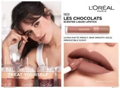 L’Oréal Paris Make-Up Designer Les Chocolats Lipstick - 842 Candy Man - Paars - Ultra Matte Lippenstift Met Chocoladegeur - 7,6 Ml 25 L’Oréal Paris Make-Up Designer Les Chocolats Lipstick - 842 Candy Man - Paars - Ultra Matte Lippenstift Met Chocoladegeur - 7,6 Ml -Cosmetica Promotiewinkel 1200x881
