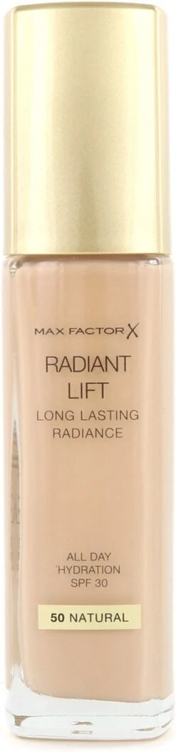 Max Factor - Radiant Lift Foundation - 050 Natural -Cosmetica Promotiewinkel 281x1200 7