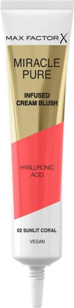 Max Factor Miracle Pure Vegan Blush 002 Sunlit Coral -Cosmetica Promotiewinkel 291x1200 14