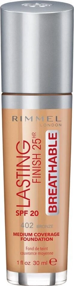 Rimmel London Lasting Finish Breathable Foundation Bronze - Beige 11 Rimmel London Lasting Finish Breathable Foundation Bronze - Beige -Cosmetica Promotiewinkel 313x1200 9
