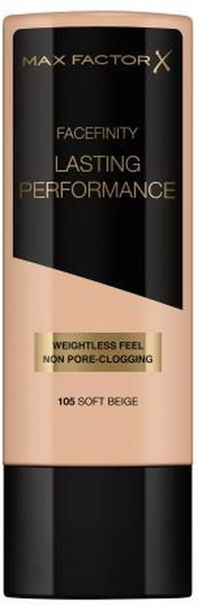 Max Factor Lasting Performance Foundation - 106 Natural Beige 3 Max Factor Lasting Performance Foundation - 106 Natural Beige - Afbeelding 3