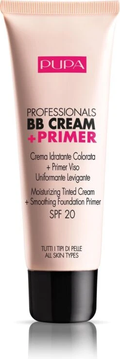 Pupa Milano Professionals BB Cream + Primer - Nude 001 -Cosmetica Promotiewinkel 403x1200 10