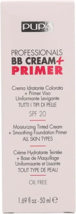 Pupa Milano Professionals BB Cream + Primer - Nude 001 -Cosmetica Promotiewinkel 429x1200 8