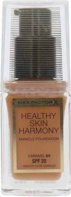 Max Factor Healthy Skin Harmony Foundation - 85 Caramel -Cosmetica Promotiewinkel 433x1200 15