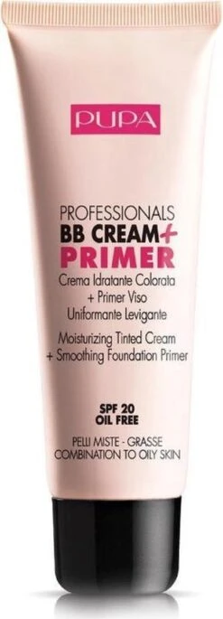 Pupa BB Cream + Primer For Combination To Oily Skin - 002 Sand -Cosmetica Promotiewinkel 433x1200 17