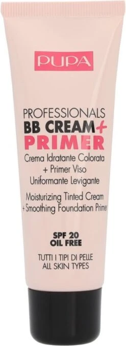 Pupa Milano Professionals BB Cream + Primer - Nude 001 -Cosmetica Promotiewinkel 439x1200 21