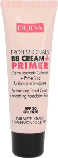 Pupa BB Cream + Primer For Combination To Oily Skin - 002 Sand -Cosmetica Promotiewinkel 443x1200 8