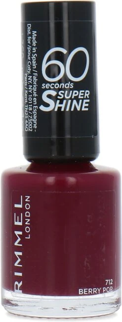 Rimmel London 60 Seconds Super Shine Nagellak - 712 Berry Pop 19 Rimmel London 60 Seconds Super Shine Nagellak - 712 Berry Pop -Cosmetica Promotiewinkel 457x1200 9