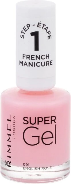 Rimmel London SuperGel French Manicure Nagellak - 091 English Rose 11 Rimmel London SuperGel French Manicure Nagellak - 091 English Rose -Cosmetica Promotiewinkel 466x1200 3