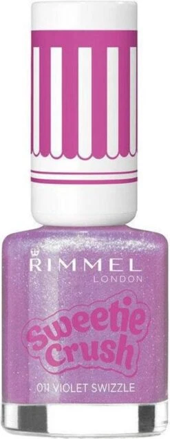 Rimmel London Sweetie Crush Special Effect Nail Colour - 011 Violet Swizzle - Paars - Nagellak