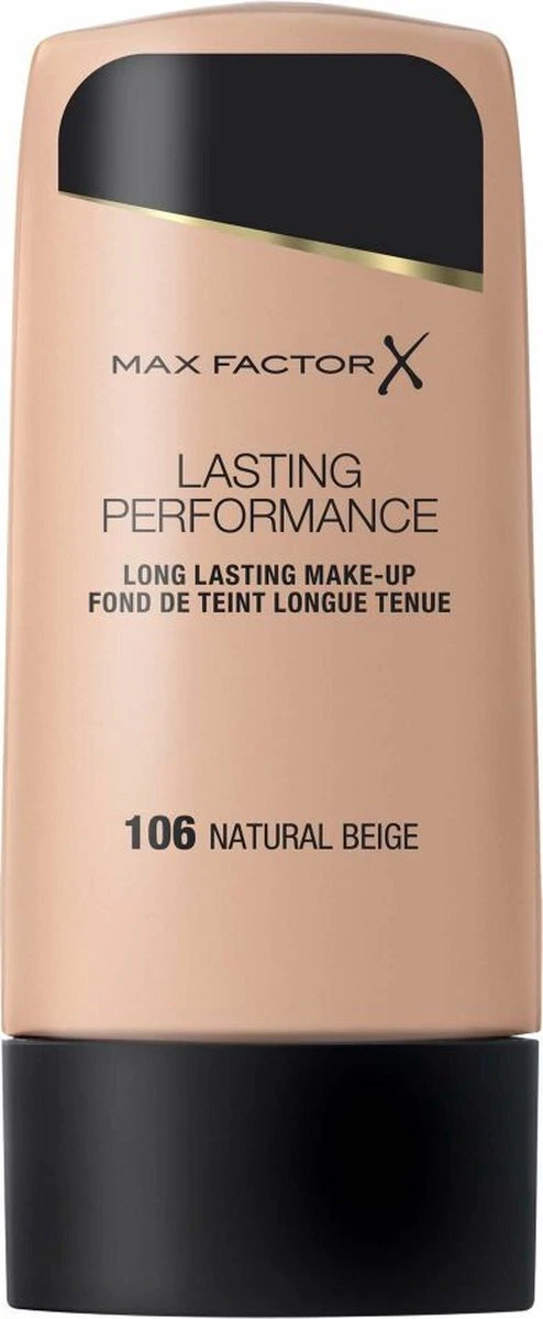 Max Factor Lasting Performance Foundation - 106 Natural Beige 4 Max Factor Lasting Performance Foundation - 106 Natural Beige - Afbeelding 4