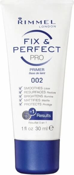 Rimmel London Fix & Perfect Make-Up Primer - 002 Transparent - 30 Ml -Cosmetica Promotiewinkel 509x1200 15