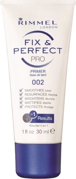Rimmel London Fix & Perfect Make-Up Primer - 002 Transparent - 30 Ml -Cosmetica Promotiewinkel 510x1200 11