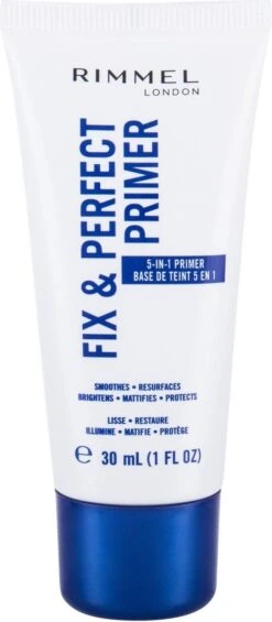 Rimmel London Fix & Perfect Make-Up Primer - 002 Transparent - 30 Ml -Cosmetica Promotiewinkel 525x1200 9