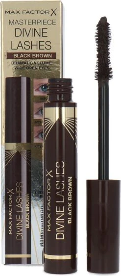 Max Factor Divine Lashes Mascara - 002 Black Brown -Cosmetica Promotiewinkel 526x1200 1