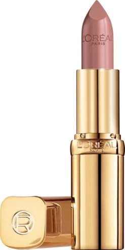 L’Oréal Paris Make-Up Designer Color Riche Satin Lipstick - 231 Sepia Silk - Nude - Verzorgende Lippenstift Met Arganolie Voor Een Comfortabel Gevoel - 4,54 Gr -Cosmetica Promotiewinkel 600x1200 1