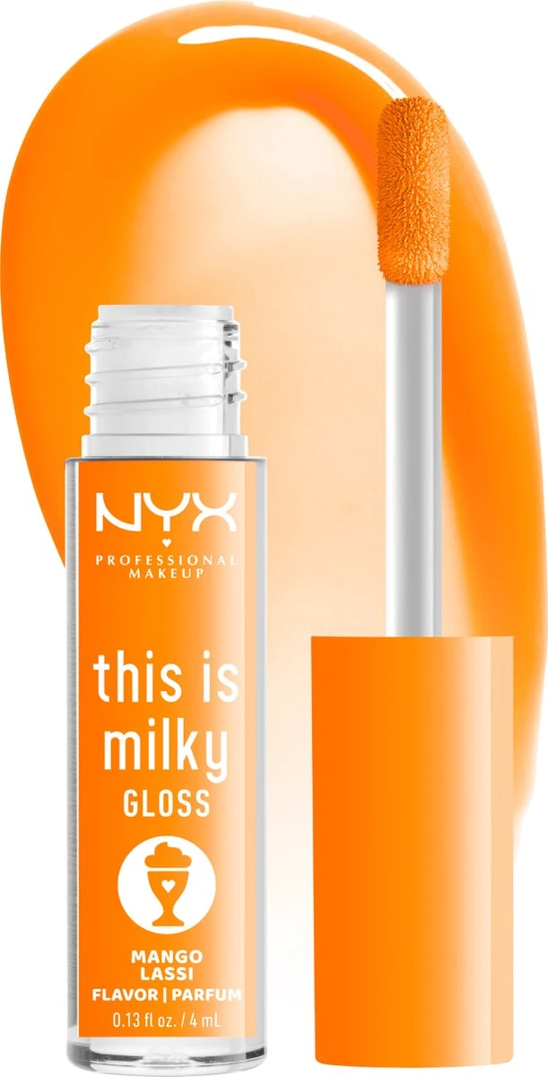 NYX Professional Makeup This Is Milky Gloss - TIMG14 Mango Lassi - Lipgloss - 4 Ml 2 NYX Professional Makeup This Is Milky Gloss - TIMG14 Mango Lassi - Lipgloss - 4 Ml - Afbeelding 2