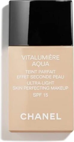 Chanel Vitalumiere Aqua Foundation - 30 Beige - SPF15 - 30 Ml -Cosmetica Promotiewinkel 626x1200 11