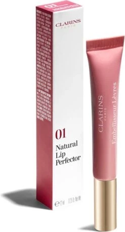 Clarins Instant Light Natural Lip Perfector - 01 Rose Shimmer - Lipgloss - 12 Ml 13 Clarins Instant Light Natural Lip Perfector - 01 Rose Shimmer - Lipgloss - 12 Ml -Cosmetica Promotiewinkel 647x1200