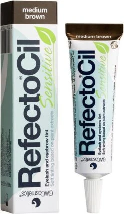 Nieuwe Producten 19 RefectoCil - Sensitive - Wimper & Wenkbrauw Verf - Midden Bruin - 15 Ml